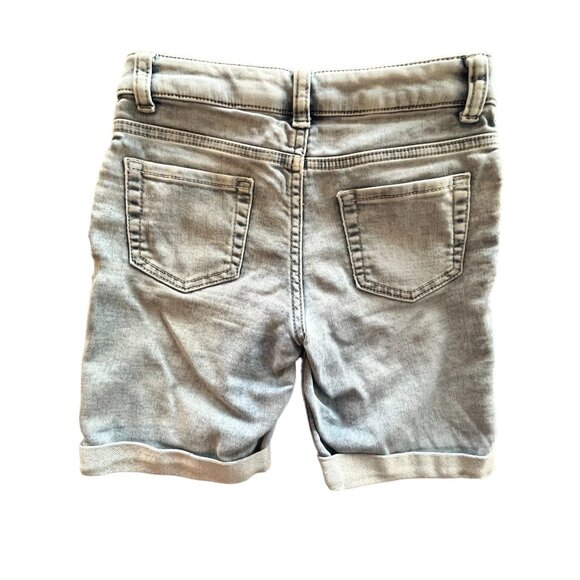 Cat & Jack Girls Jean Short Bermuda Ultimate Stretch Expandable (Sz 7/8M, W24) - Picture 4 of 5